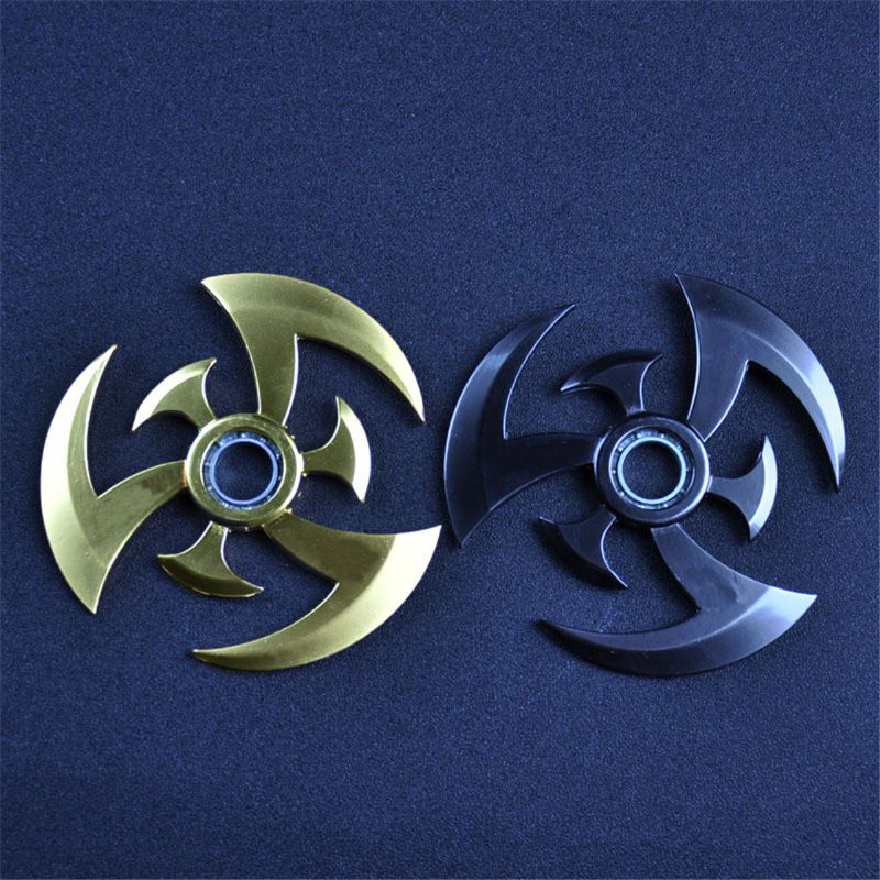 Gull Hand Spinner Barn Voksen Finger Spiral Bearing Fidget Edc Strømpe Desk Leke