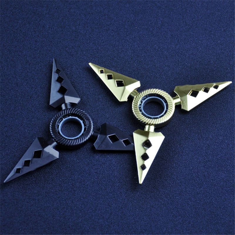 Gull Hand Spinner Barn Voksen Finger Spiral Bearing Fidget Edc Strømpe Desk Leke