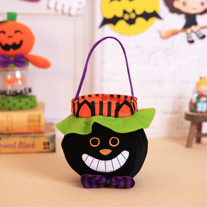 Halloween Barnegodteri Veske Witch Pumpkin Drawstring Party Dress Up Rekvisitter