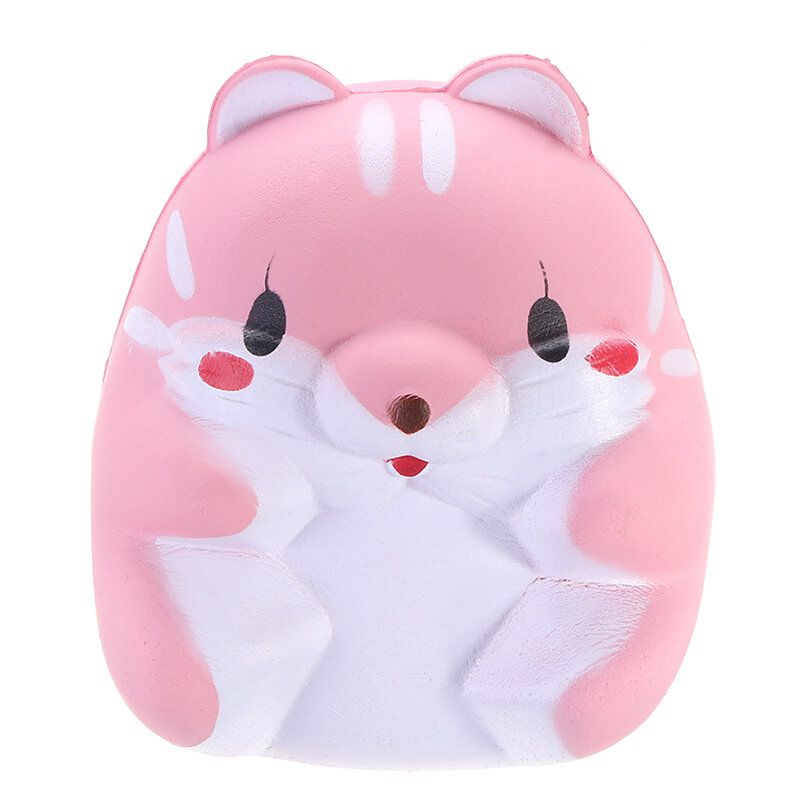 Hamster 8cm Slow Rising Squishy Tag Cute Animals Collection Gavedekorleketøy