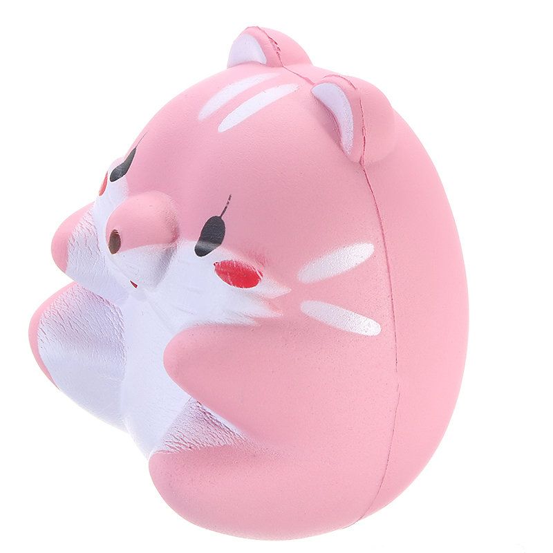 Hamster 8cm Slow Rising Squishy Tag Cute Animals Collection Gavedekorleketøy