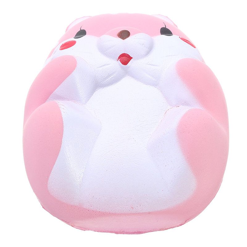 Hamster 8cm Slow Rising Squishy Tag Cute Animals Collection Gavedekorleketøy