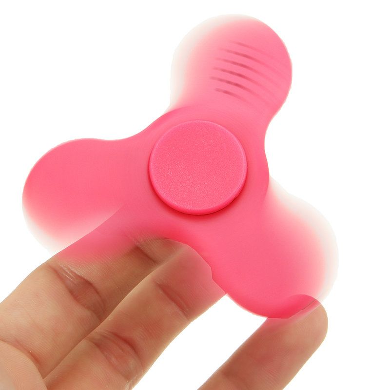 Hand Spinner Ladbar Musikk Led Fidget Finger Fokus Reduser Stress Gadget