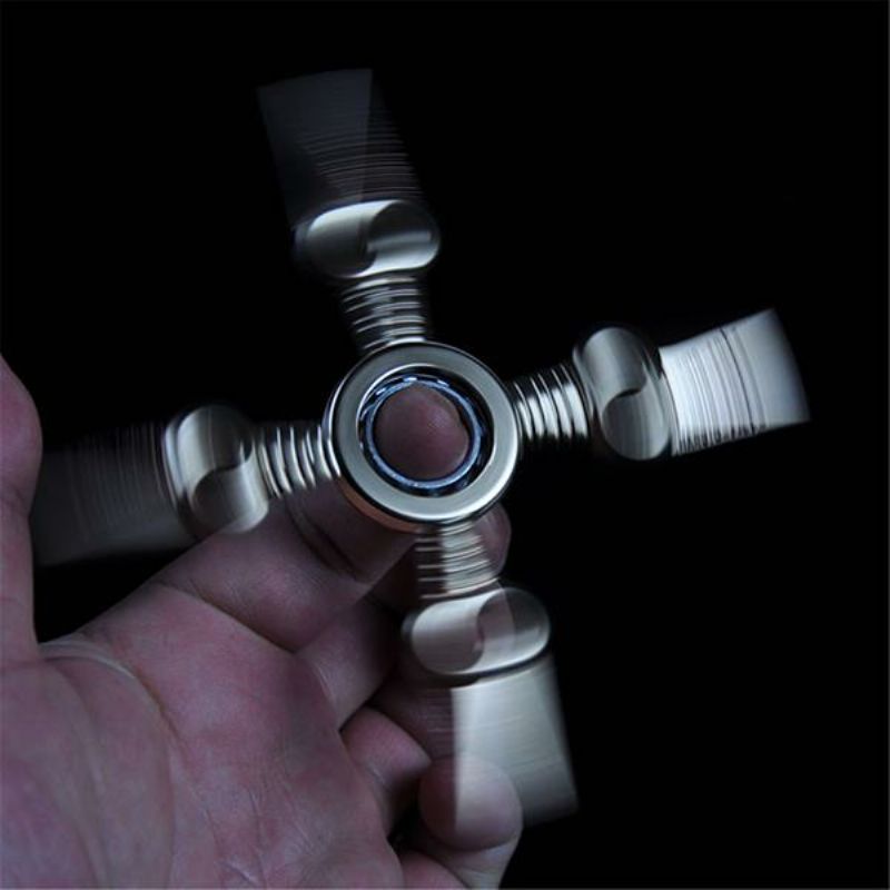 Hand Spinner Tri Fidget Metal Finger Spin Focus Edc Leker For Roterende Stress Reliever