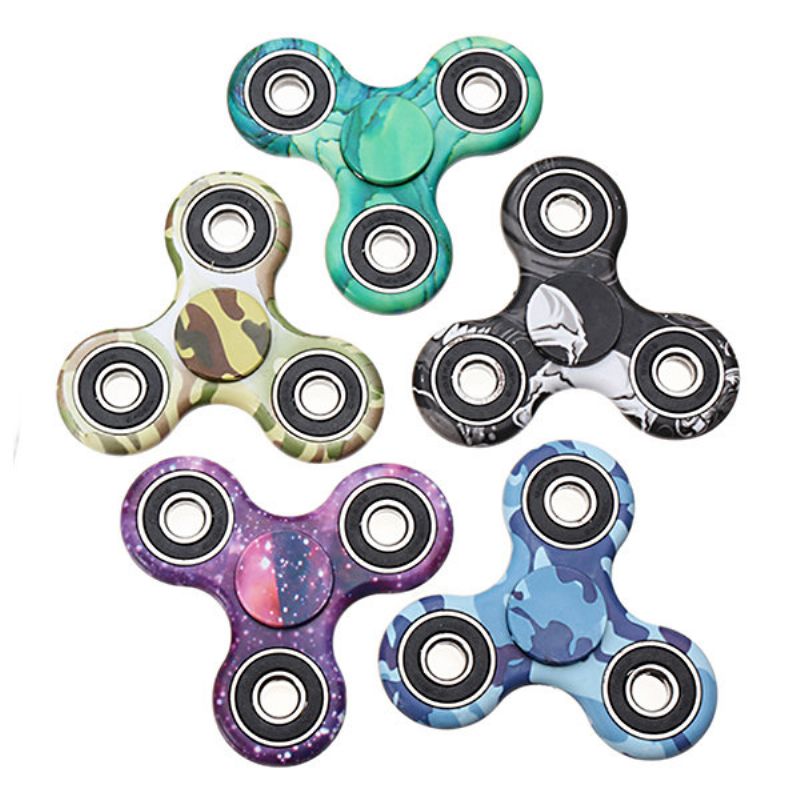 Kamuflasje Roterende Fidget Hand Spinner Adhd Autisme Fingertupper Fingre Gyro Reduser Stress