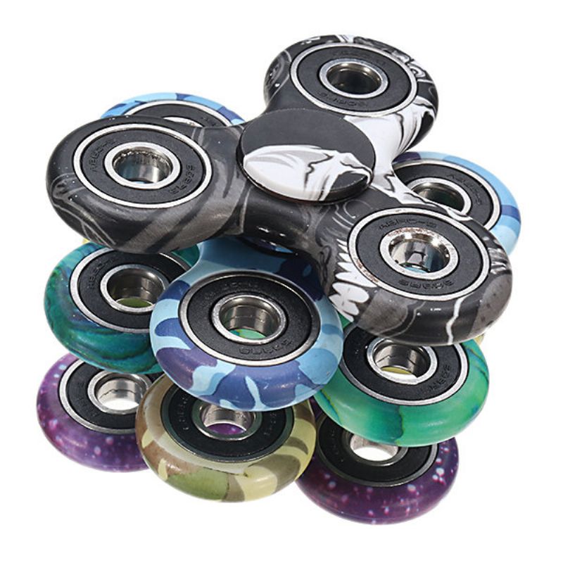 Kamuflasje Roterende Fidget Hand Spinner Adhd Autisme Fingertupper Fingre Gyro Reduser Stress