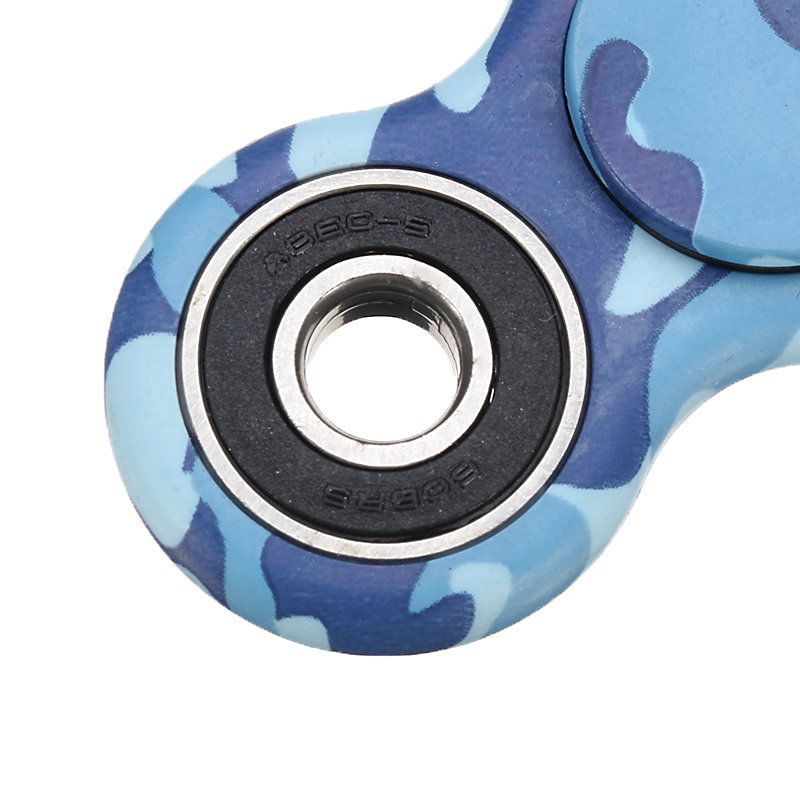 Kamuflasje Roterende Fidget Hand Spinner Adhd Autisme Fingertupper Fingre Gyro Reduser Stress