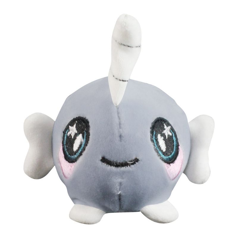 Kawaii Narwhals Toy Plysj Utstoppet Klembar Leke