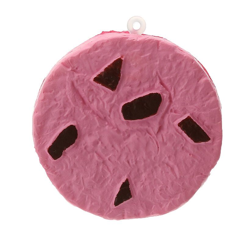 Kawaii Squishy Tag Toys Crack Chocolate Bar Kjeks Cracker Sound Collection Gavedekor Leketøy