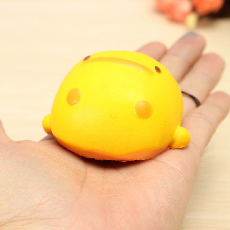 Kawaii Squishy Yellow Duck Myk Søt Telefonveske Strap Leketøy Gave