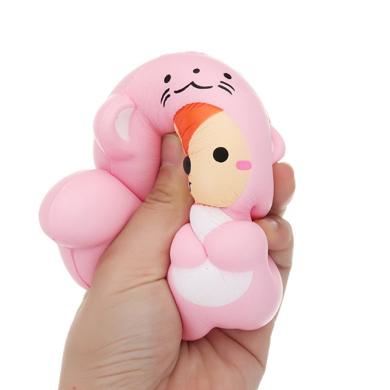 Kawaii Tail Bear Squishy Slow Rising With Packaging Collection Gavemyke Leketøy