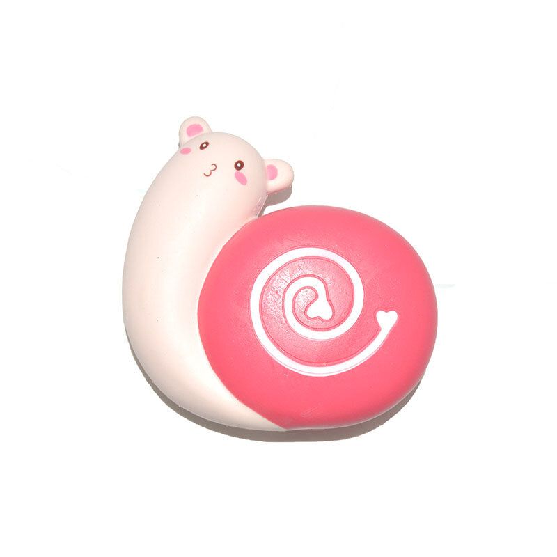 Kiibru Squishy Snail Jumbo 12 cm Sakte Stigende Duftende Originalemballasjesamling Gavedekorleketøy