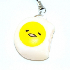 Klem Lazy Egg Yolk Stress Reliever Telefonveske Strap Pendent 4cm With