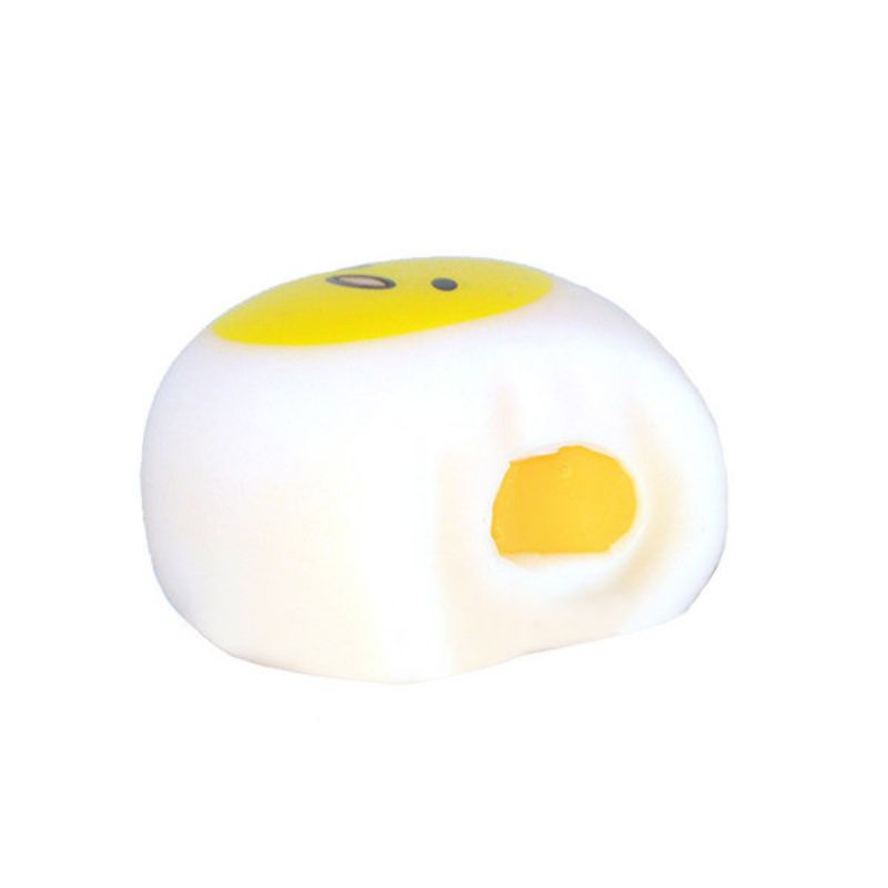 Klem Lazy Egg Yolk Stress Reliever Telefonveske Strap Pendent 4cm With