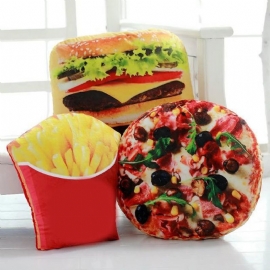 Kreativ Squishy 3d Pizza Cola Potet Hamburger Chips Puter Matpute Bursdagsgave Triksleker