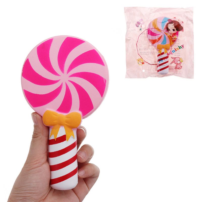 Lollipop Squishy Slow Rising Toy Gavedekor Med Innpakning