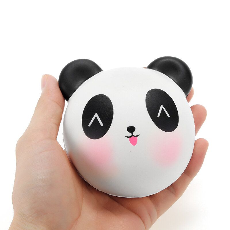 Meistoyland Squishy Panda Bun 8 cm Sakte Stigende Med Emballasjesamling Gavedekor Mykt Leketøy