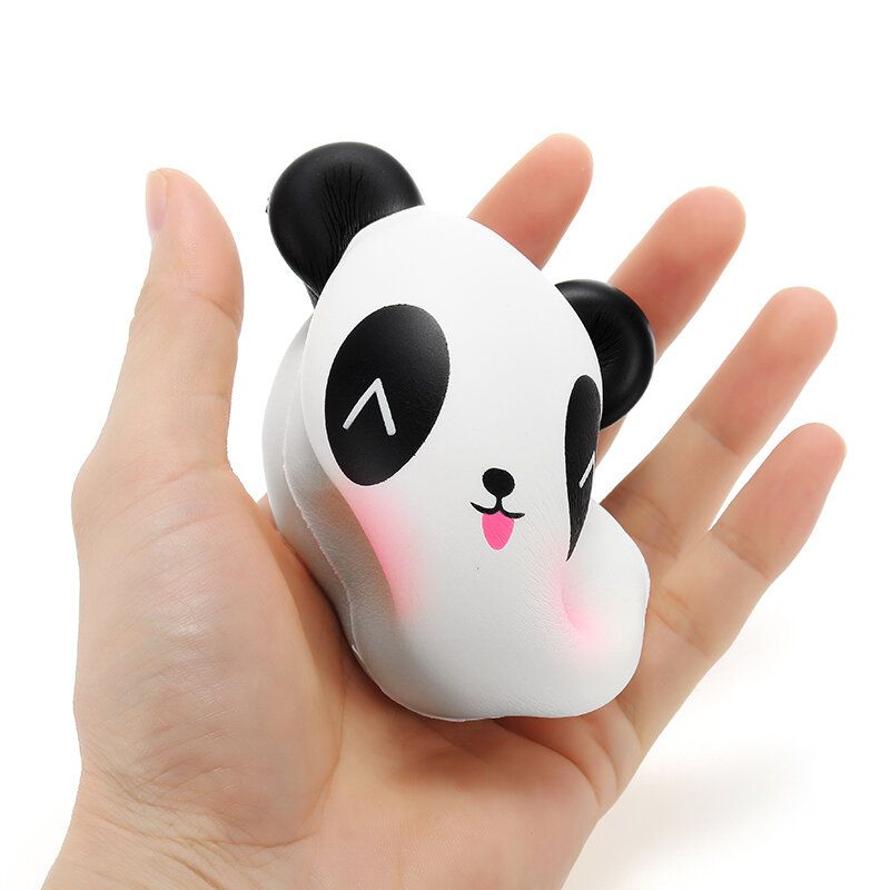 Meistoyland Squishy Panda Bun 8 cm Sakte Stigende Med Emballasjesamling Gavedekor Mykt Leketøy