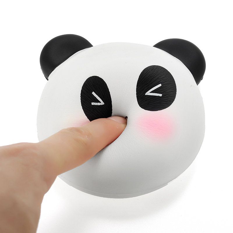 Meistoyland Squishy Panda Bun 8 cm Sakte Stigende Med Emballasjesamling Gavedekor Mykt Leketøy