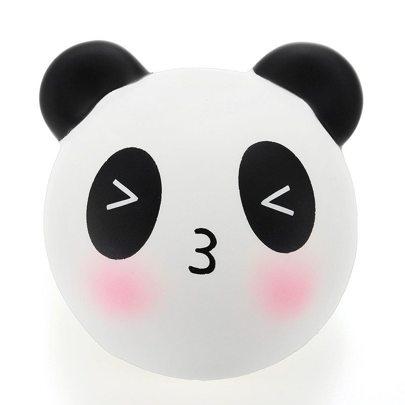 Meistoyland Squishy Panda Bun 8 cm Sakte Stigende Med Emballasjesamling Gavedekor Mykt Leketøy