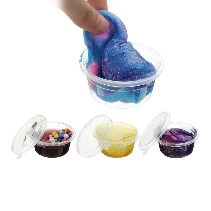 Multicolor Blandet Bomull Plasticine Slime Diy Gaveleketøy Stress Reliever