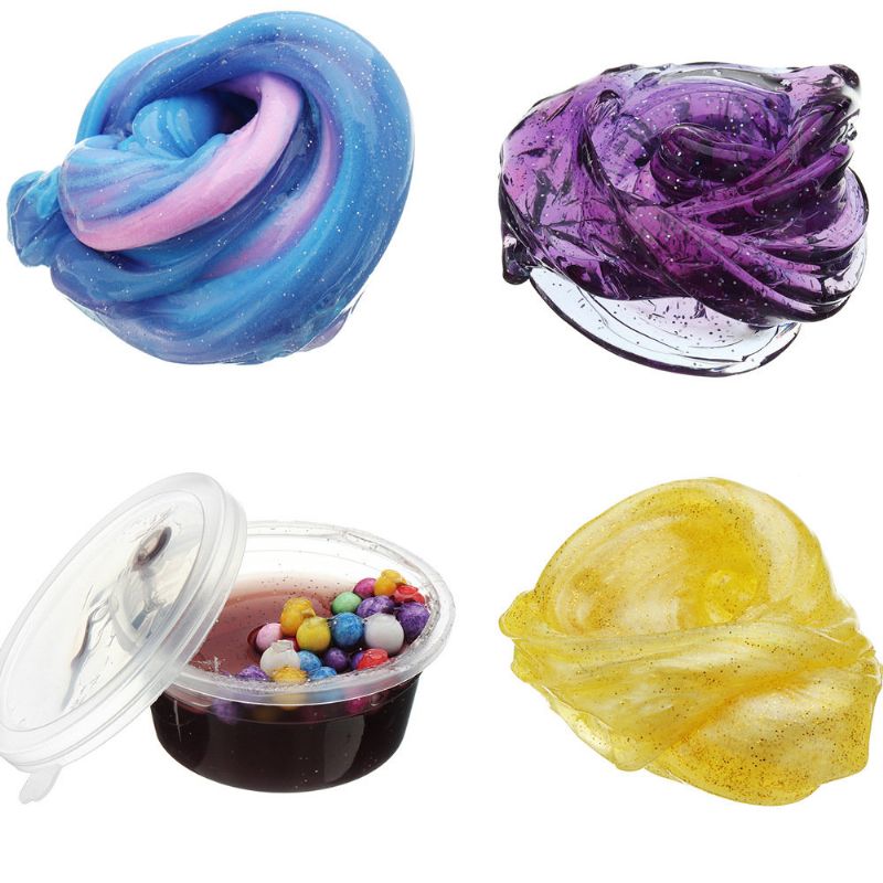 Multicolor Blandet Bomull Plasticine Slime Diy Gaveleketøy Stress Reliever