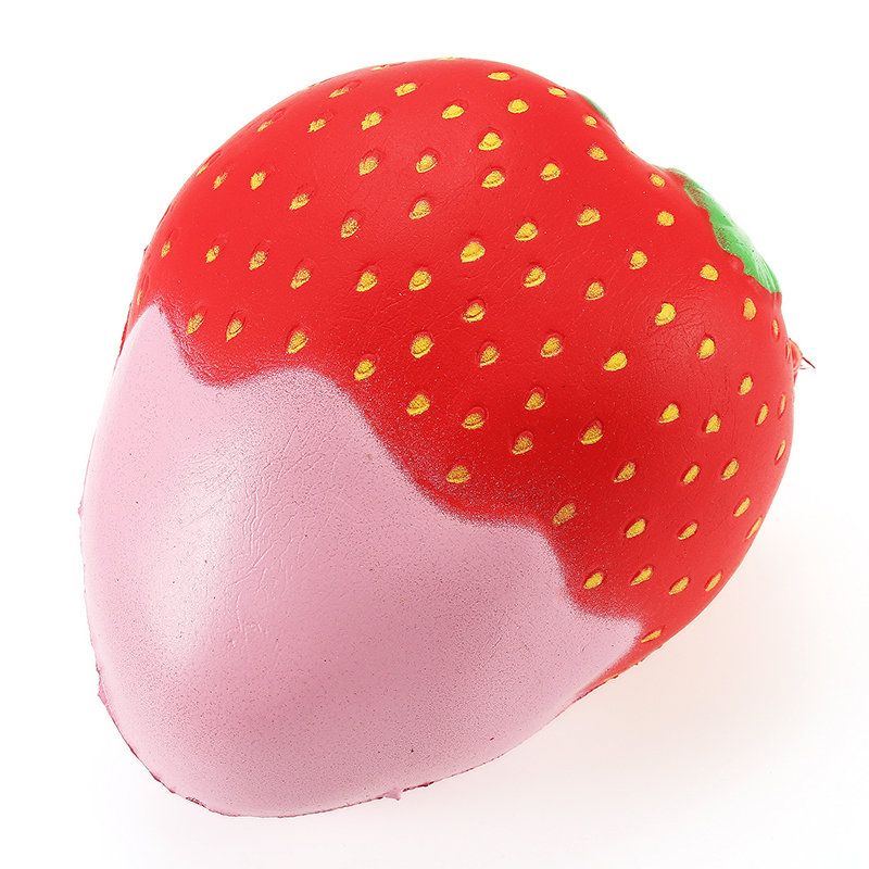 Nydelig Strawberry Squishy Myk Sakte Stigende Med Emballasje Collection Gift Decor