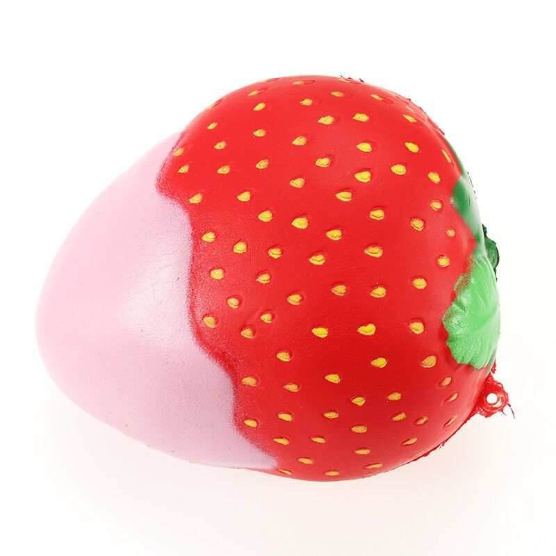 Nydelig Strawberry Squishy Myk Sakte Stigende Med Emballasje Collection Gift Decor