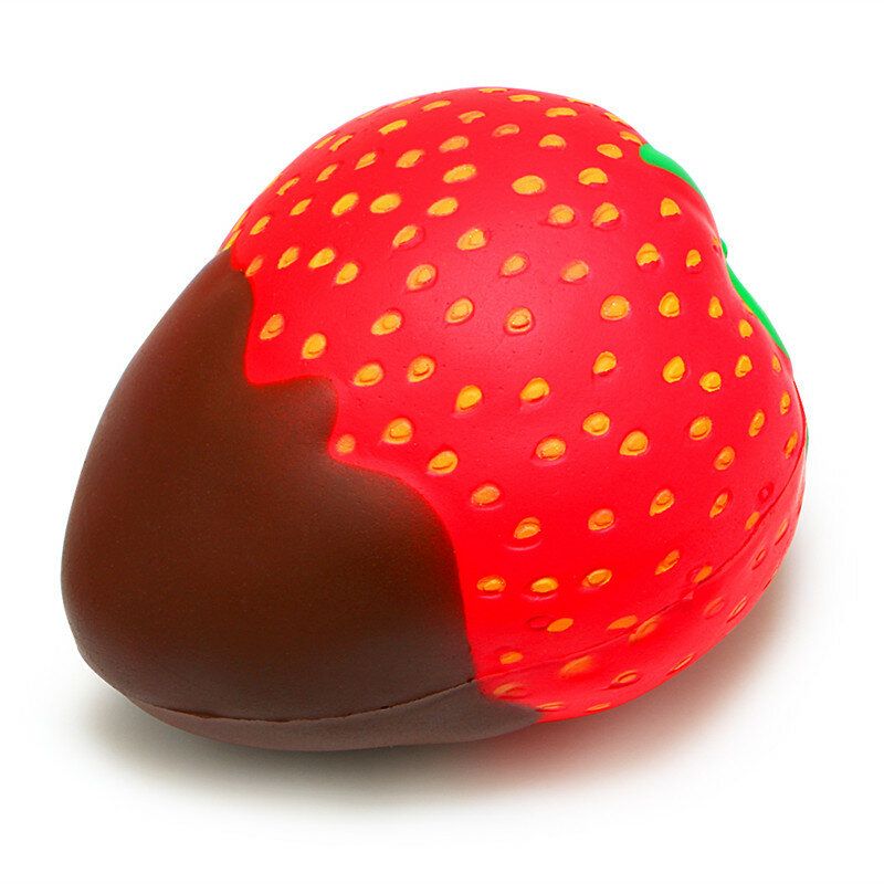 Nydelig Strawberry Squishy Myk Sakte Stigende Med Emballasje Collection Gift Decor