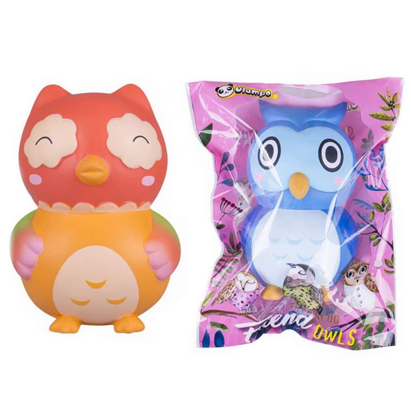 Owl Squishy Slow Rising Collection Gave Med Emballasje