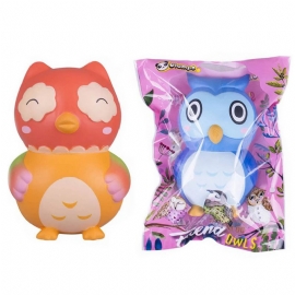 Owl Squishy Slow Rising Collection Gave Med Emballasje