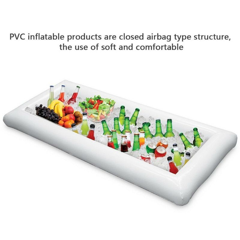 Pvc Oppblåsbar Isbar Vann Underholdning Salatplate Koppholder