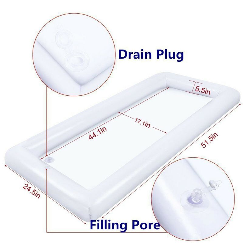 Pvc Oppblåsbar Isbar Vann Underholdning Salatplate Koppholder