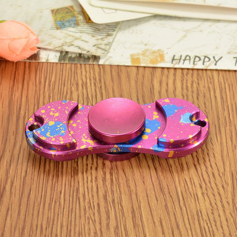 Retro Camouflage Dazzle Fidget Hand Spinner Adhd Austim Fingertupper Fingre Gyro Reduser Stress