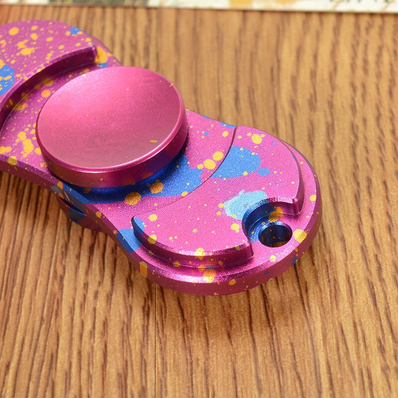 Retro Camouflage Dazzle Fidget Hand Spinner Adhd Austim Fingertupper Fingre Gyro Reduser Stress