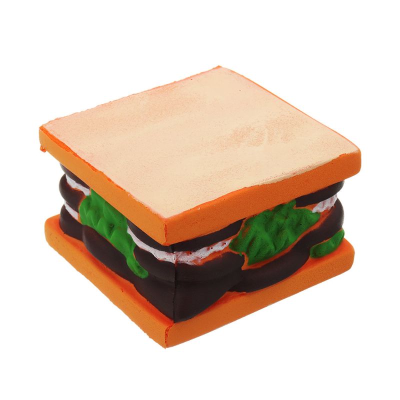 Sandwich Squishy Slow Rising Cartoon Jelly Cake Gavesamling Myk Leketøy