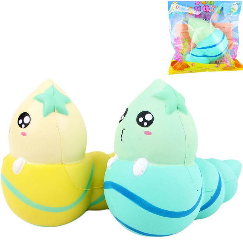 Sanqi Elan Conch Squishy Med Emballasjeleke