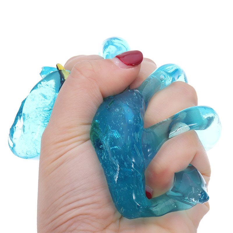 Sea Creatures Crystal Slime Diy Transparent Kitty Antistress