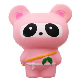 Søt Jumbo Squishy Ninja Cat Fox Panda Duftende Super Sakte Stigende Barnelekegave