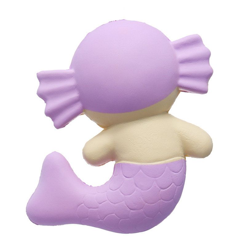 Søt Squishy Mermaid Leker Duftende Brødkake Super 19 cm Myk Sakte Stigende Original Emballasje