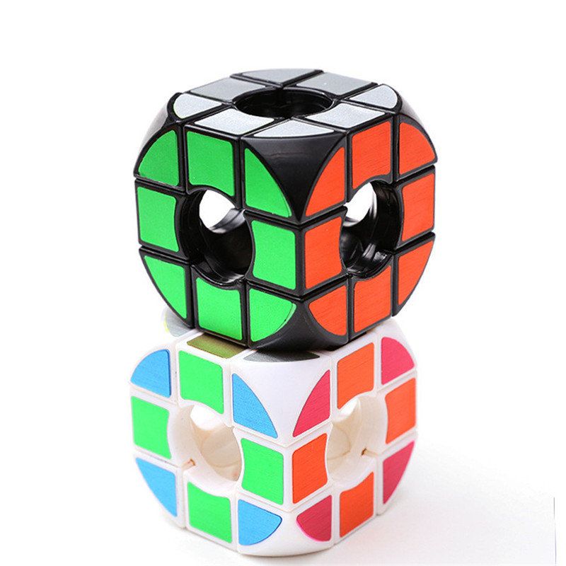 Square Arc Hollow Three - Bestill Kube Angst Stress Relief Fidget Toys Fokus Voksne Oppmerksomhetsleker