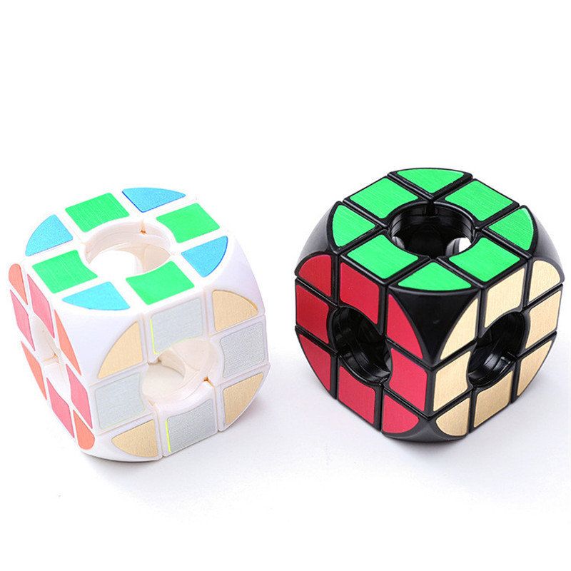 Square Arc Hollow Three - Bestill Kube Angst Stress Relief Fidget Toys Fokus Voksne Oppmerksomhetsleker