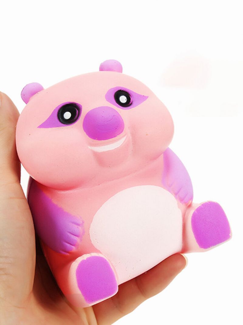 Squishy Bear 10 cm Sakte Stigende Dyr Tegneseriesamling Gavedekor Mykklemmeleke