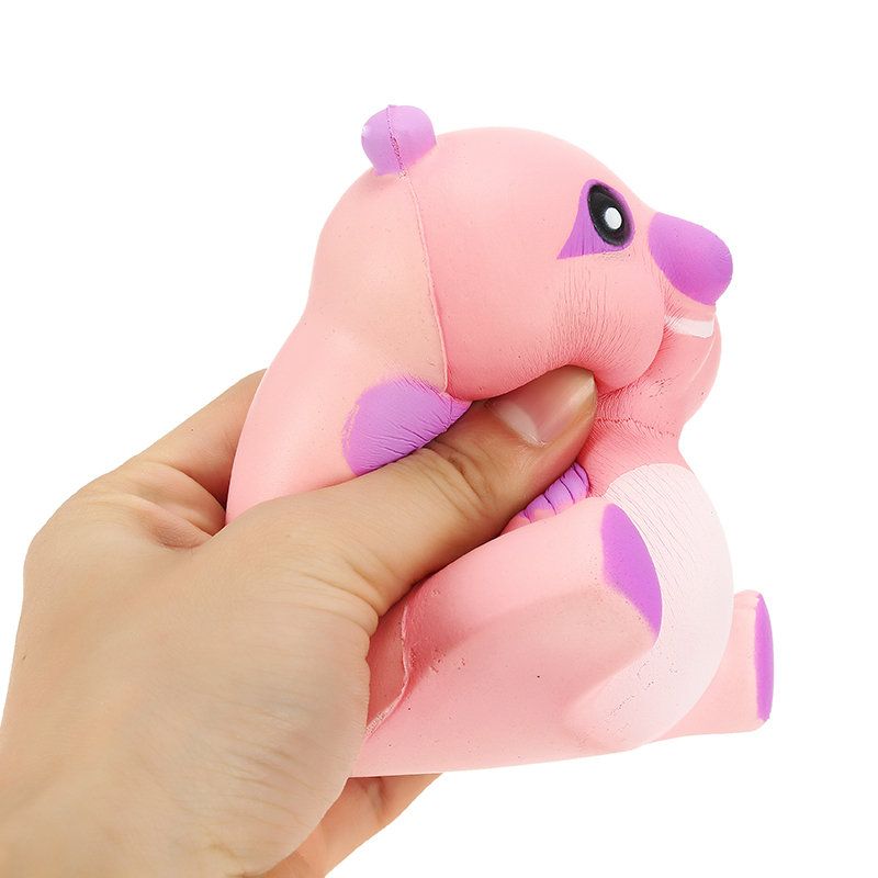 Squishy Bear 10 cm Sakte Stigende Dyr Tegneseriesamling Gavedekor Mykklemmeleke