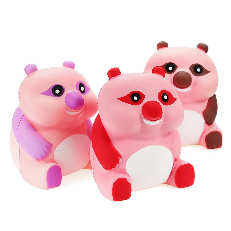 Squishy Bear 10 cm Sakte Stigende Dyr Tegneseriesamling Gavedekor Mykklemmeleke