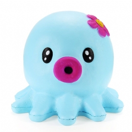 Squishy Octopus Jumbo 14 cm Slow Rising Collection Gavedekor Mykklemmeleke