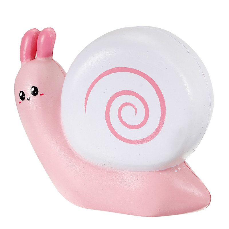 Squishy Snail Rosa Blå Jumo 12 cm Sakte Stigende Med Emballasjesamling Gavedekor Leketøy