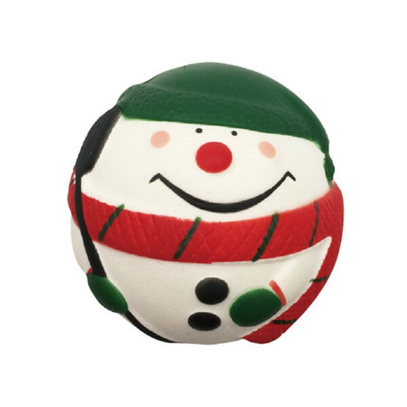 Squishyfun Squishy Snowman Christmas Santa Claus 7 cm Sakte Stigende Med Emballasjesamlingsgave