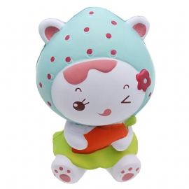 Strawberry Girl Squishy Slow Rising Med Emballasje Collection Gave Myk Leketøy