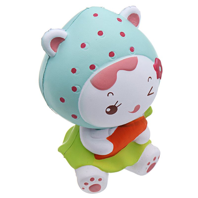 Strawberry Girl Squishy Slow Rising Med Emballasje Collection Gave Myk Leketøy